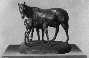 Horse With A Colt — Pëtr Karlovič Klodt