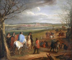 Louis Xiv Devant Dole En 1668 — Adam Frans Van Der Meulen