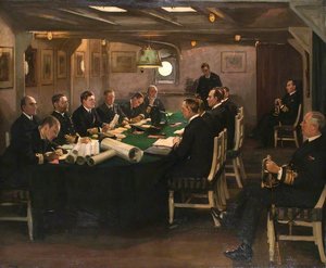 The End (also Known As Admiral Beatty Reading The Terms Of The Surrender Of The German Navy) — Джон Лавері