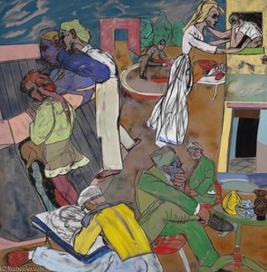 Greenwich Village — Ronald Brooks Kitaj