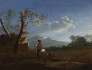 Landscape With Bird Catchers — Karel Dujardin