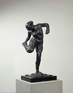 Dancer Looking At The Sole Of Her Right Foot — Edgar Degas