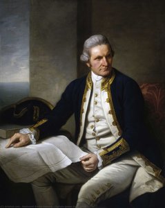 Captain James Cook (1728–1779) — السير ناثانيال دانس هولاند