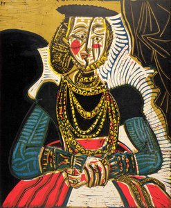Señora Sentada (tras Cranach) — Pablo Picasso