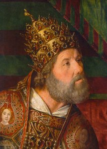 The Moulins Triptych (detail) — Jean Hey