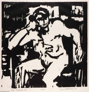 Boy Telephoning — Jacob Kainen