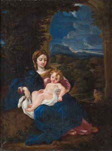 Rest On The Flight Into Egypt — Detto Baciccio Giovanni Battista Gaulli