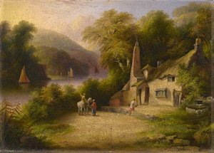 On The River Dart Between Totnes And Dartmouth, Devon — John Wallace Tucker