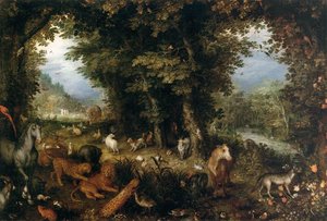 Earth (the Earthly Paradise) — Jan Brueghel The Elder