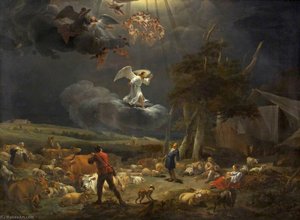 The Annunciation To The Shepherds — Nicolaes Pietersz Berchem