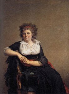 Robertine Tourteau, Marquise D'orvilliers — Jacques-louis David