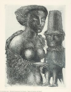 Figure Of Woman And Dwarf — Marcelo Grassmann De Oliveira