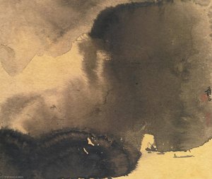 Enjoying The Li River On A Boat — Zhang Daqian