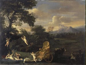 Ruhende Venus — Andrea Sacchi