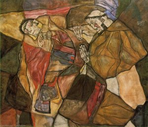 Agony 1912 — Egon Schiele