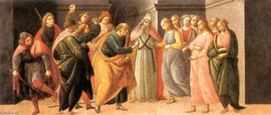 Predella: Marriage Of Mary — Alunno Di Domenico (bartolomeo Di Giovanni)