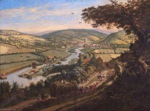 Henley On Thames From The Wargrave Road, Oxfordshire — Jan Siberechts