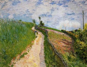The Hill Path, Ville D Avray — Alfred Sisley