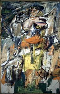 Woman And Bicycle — Willem De Kooning