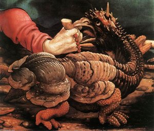 La Tentación De San Antonio (detalle) — Matthias Grünewald