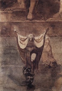 Dante And Virgil On The Ice Of Kocythos — Johann Heinrich Füssli