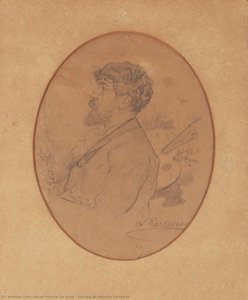 Retrato De Antonio Parreiras — Oscar Pereira Da Silva