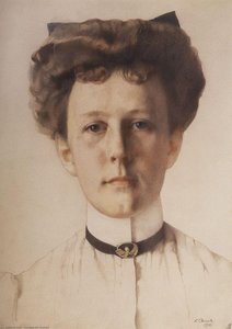 Portrait Of Baroness Alexandra Nolde — Konstantin Andreevic Somov