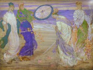 Symphonie Bleu Et Rose — James Abbott Mcneill Whistler