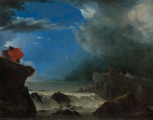 The Breach Of The Saint Anthony’s Dike Near Amsterdam, Jan Asselijn, 1651 — Jan Asselijn