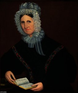 Woman With Black Paisley Shawl — Ammi Phillips