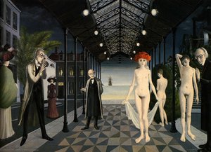 Tribute To Jules Verne — Paul Delvaux