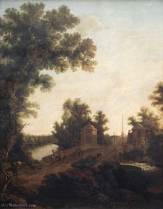 The Stone Bridge In Gatchina Near Constable Square — Semyon Fyodorovich Shchedrin