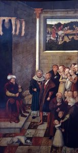 The Judgment Of Kambyses (elector Joachim Ii's Exemplum Panels) — Lucas Cranach The Elder