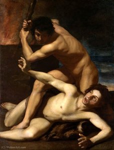 Cain Kills Abel — Bartolomeo Manfredi