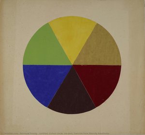 Untitled (colour Circle, Six-part. Exercise From Wassily Kandinsky — Reinhold Rossig