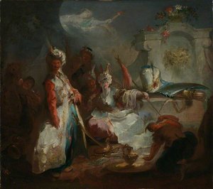 Allegory Of The Continent Of Asia — Franz Anton Maulbertsch