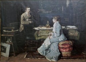 In The Studio — Fritz Von Uhde