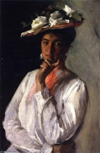Dama In Bianco — William Merritt Chase