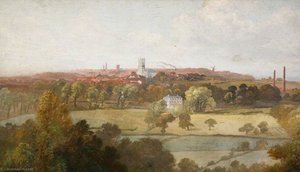 View Of Shelton Hall From Cliffe Vale — Henry Lark I Pratt