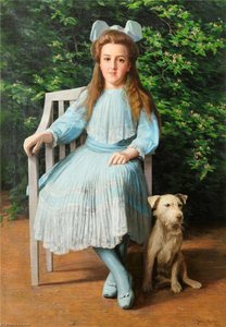 Girl With Dog — Johan Krouthén
