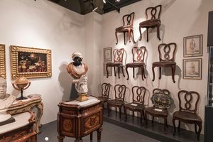 A Pair Of Inlaid Bedside Cabinets — Giuseppe Maggiolini