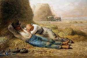 Sleeping Peasants (also Known As Noonday Rest) — Jean-françois Millet
