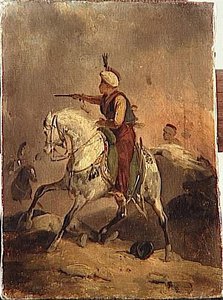 Un Mameluk — Emile Jean Horace Vernet