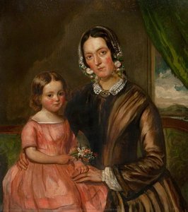 Mrs Ursula Irvine (1814–1895), And Daughter Jessie Irvine (1848–1932) — John Irvine