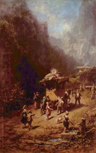 Company Of Travelling Artists — Carl Spitzweg