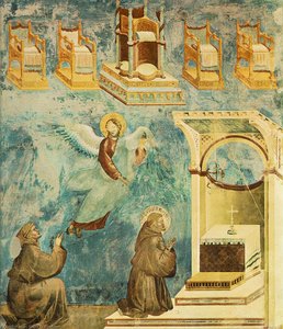Légende De Saint François - [09] - Vision Des Trônes — Giotto Di Bondone
