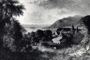Military Headquarters On The Hudson, (painting) — Asher Brown Durand