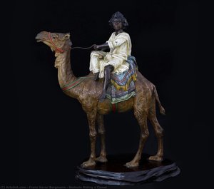 Bedouin Riding A Camel — Franz Xaver Bergmann
