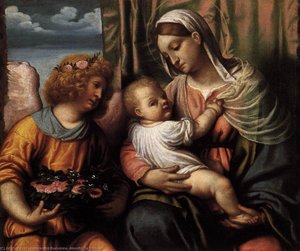 Virgin And Child — Alessandro Bonvicino (moretto Da Brescia)