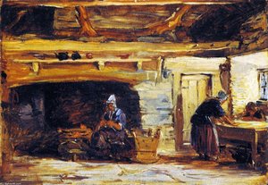 Cottage Interior — David Cox